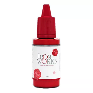 Pigmento Iron Works 15ml - Vermelho Cor Vermelho