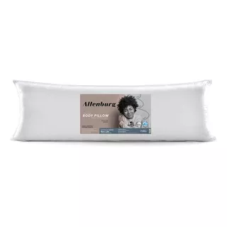 Travesseiro Inteligente Altenburg Body Pillow Sem Fronha Tradicional 130cm Cor Branco