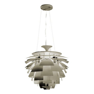 Lampara Colgante De Diseño Franka Blanco Apto Led E27 Nk