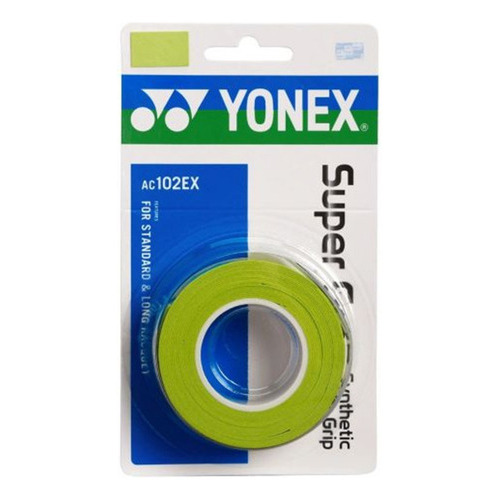 Yonex Super Grap Overgrip con 3 unidades con hasta 10 colores