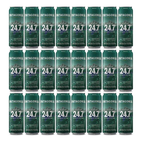 Cerveza Patagonia 24.7 Ipa Lata 410 Ml Pack X24 Fullescabio