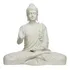 Buda Sentado Adorno Decoracion Relajacion 25 Cm Color Blanco