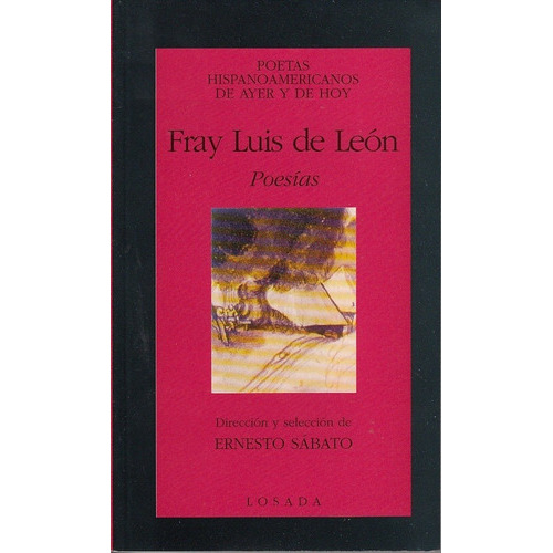 Poesias, De Fray Luis De León. Editorial Losada En Español