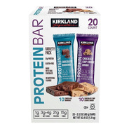 2 Cajas Barras De Proteína Chocolate 40 Pz 2.4 Kg Kirkland