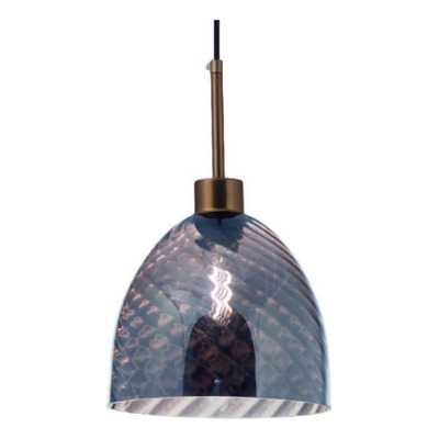 Colgante Celly 1xe27 Ø20cm Vidrio Gris