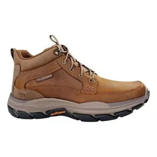 Bota Skechers Respected Boswell Masculina Marrom Original