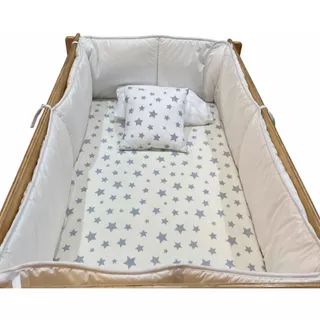 Protector De Cuna 60x130 Nueve Lunas