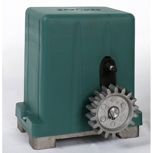 Motor de portón residencial Brumec Liebre 450 220V 50Hz color verde oscuro