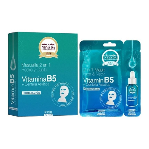 Mascarilla Vitamina B5 2 En 1 Tipo de piel Todo tipo de pieles
