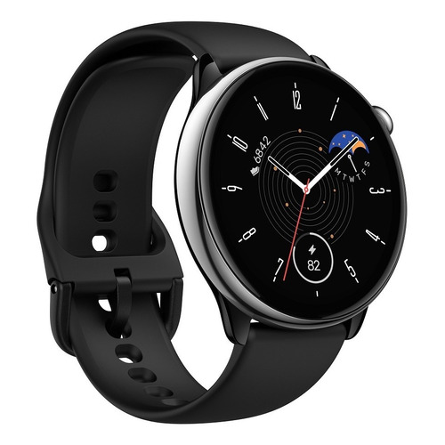 Amazfit Gtr Mini Smartwatch, Más De 120 Modos Deportivos, Con Gps, 5 Sistemas De Posicionamiento Satelital, Monitoreo De Frecuencia Cardíaca, Spo Y Estrés Las 24 Horas, Resistente Al Agua Negro