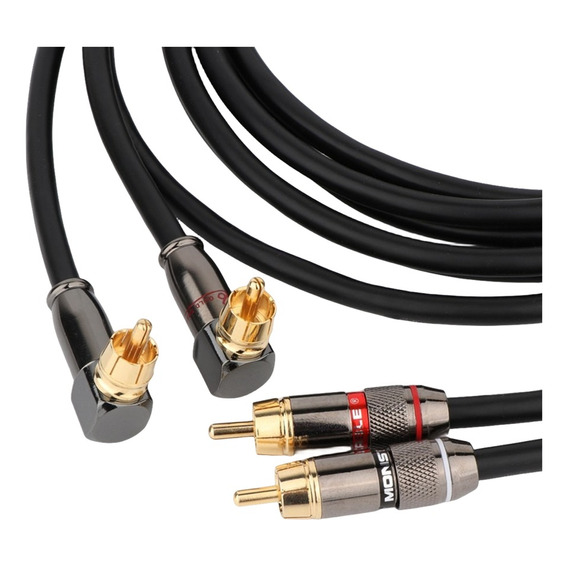 Cable Audio 0.75 Mts, Hifi Cobre Ofc Conectores Rca A Rca