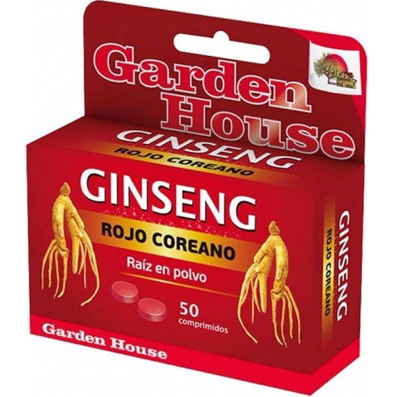 Garden House Ginseng Rojo Coreano X 50 Comprimidos