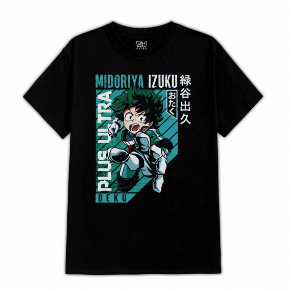 Midoriya Izuku Boku No Hero Academia 527 Anime Polera Dtf