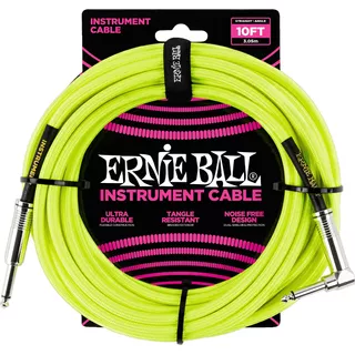 Ernie Ball Cable Para Instrumento Ernie Ball 3,05 P06080 Met