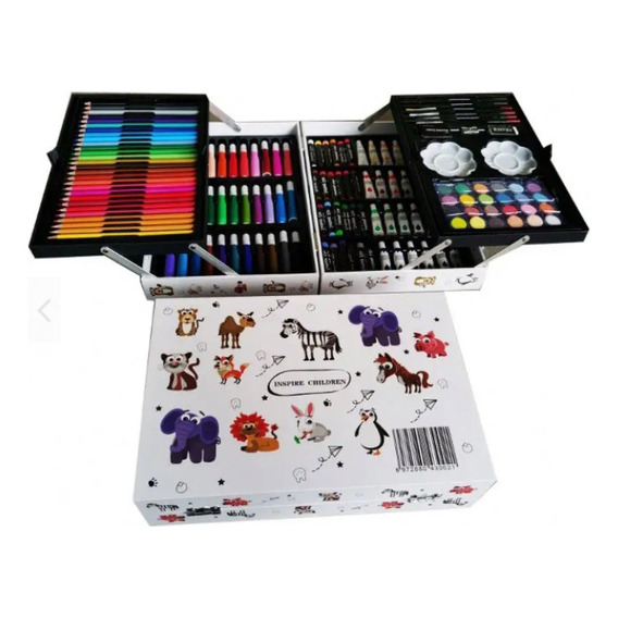 Set Creativo, Kit Dibujo Arte, Maleta X 145pcs