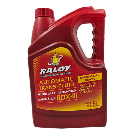 Aceite Raloy Transmision Automatica Rdx-iii Garrafa 5 Litros