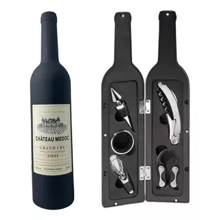 Set Sacacorchos Botella Forma De Vino Juego De Herramientas