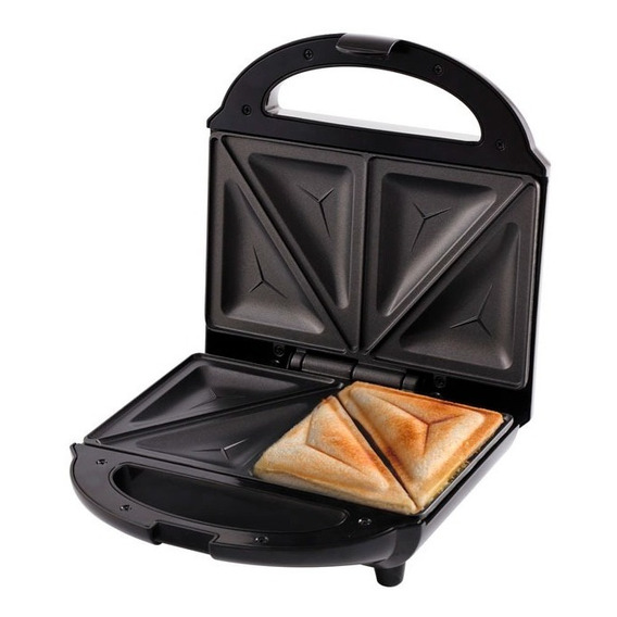 Sandwichera Premium Power Ready 2 Piezas Negro Masterchef