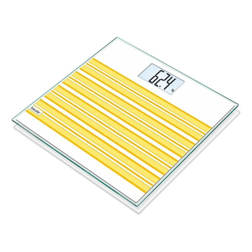 Bascula Diagnostica De Vidrio Gs20- Seed Con Imc Beurer Color Amarillo