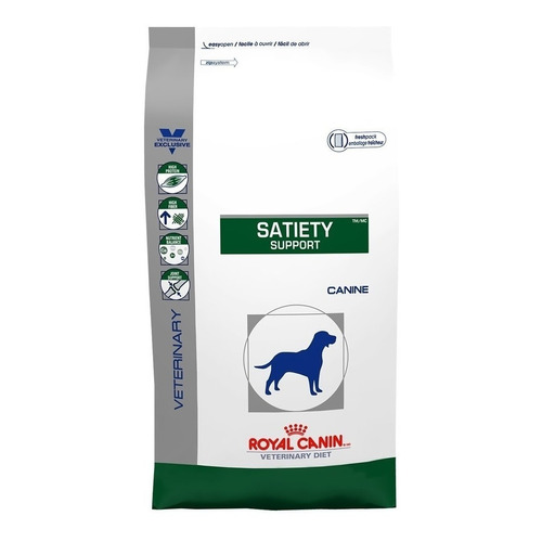 Alimento Royal Canin Veterinary Diet Canine Satiety Support para perro adulto todos los tamaños sabor mix en bolsa de 1.5kg