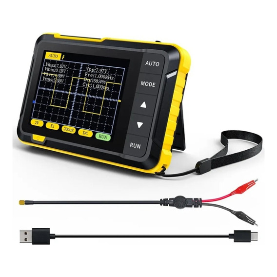 Mini osciloscopio digital portátil Fnrise Dso152 de 200 kHz