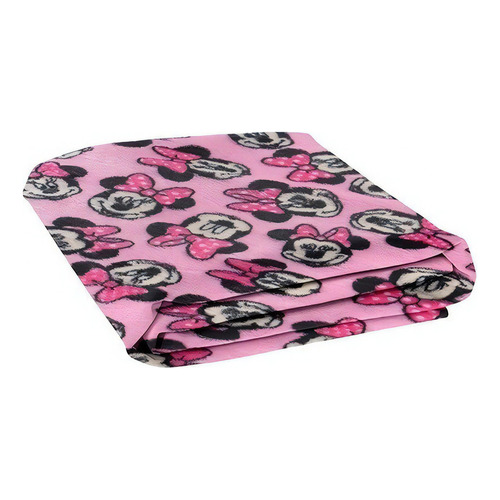 Cobertor Ligero Individual/matrimonial Suave De Microfibra Pink Minnie Pink Minnie