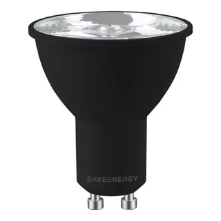 Lâmpada Mr16 Black Led 6,5w Bivolt Gu10 Quente Cor Da Luz Branco-quente 127v/240v