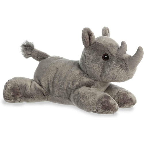 Aurora Peluche Flopsie Rodney Rhino Rino Rinoceronte 31926 Color Gris