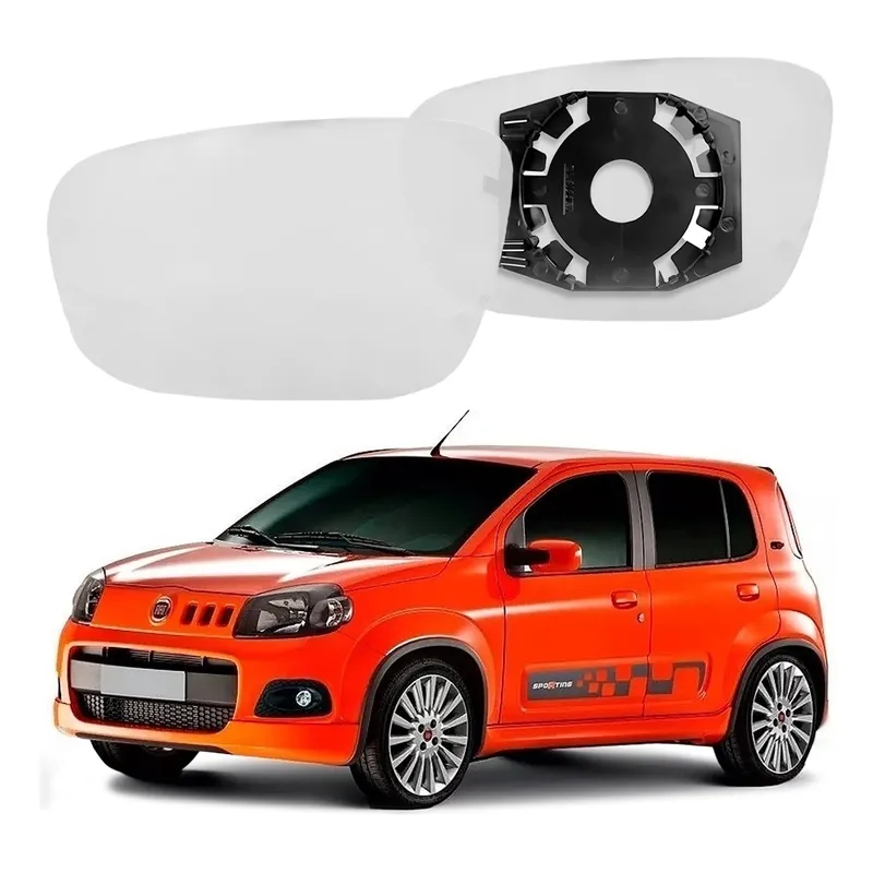 Lente Retrovisor Direito Uno Sporting 1.4 2010 A 2016