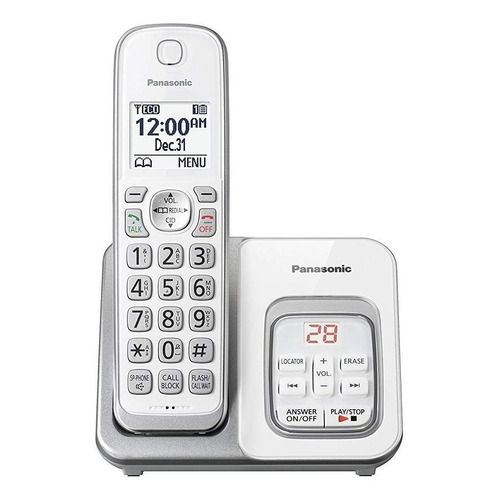 Teléfono Panasonic KX-TGD533 inalámbrico - color blanco