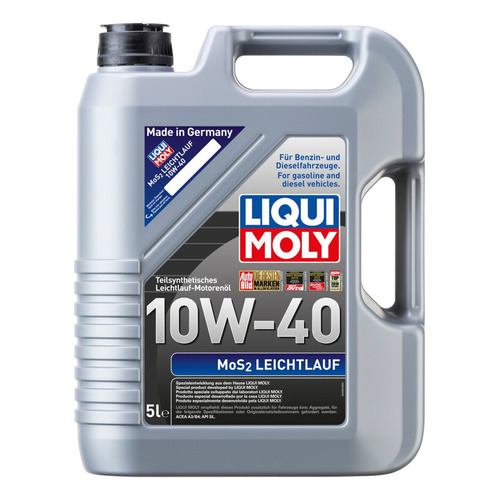 Aceite Semisintético 10w40 Mos2 Leichtlauf 5 L Liqui Moly