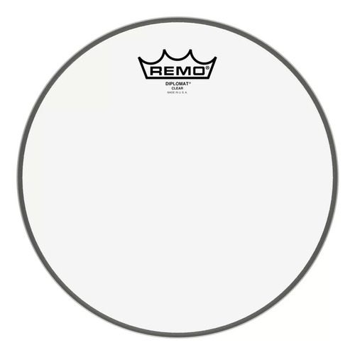 Parche Remo Usa Bd-0314-00 Diplomat Clear 14'' Para Tom