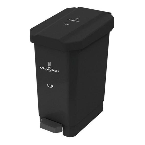 Caneca De Pedal Bins 22 Litros Negra 4-1042662