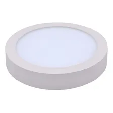 Plafón Led Redondo Candela De 24w, Luz Fría Para Techo O Pared Redondo Blanco Frío