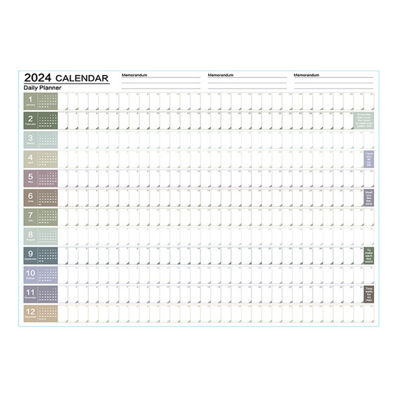 Calendario De Pared 2024, Planificador De Pared Grande Para