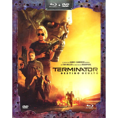  Terminator 6 Seis Destino Oculto Pelicula Blu-ray + Dvd