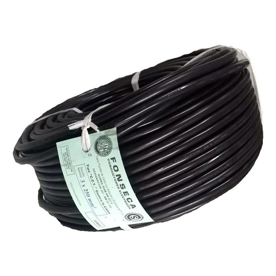 Cable Tipo Taller 3x2,5 Mm Rollo X 30m Fonseca Por E631