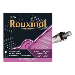 Encordoamento Rouxinol P/ Cavaquinho Tensão Leve 0.24 R32