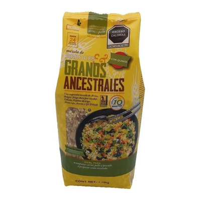 3 Bolsas Mezcla De Arroz Y Granos Ancestrales 3.3kg