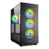 Gabinete Gamer Sharkoon Rebel C50 Rgb Negro 4fan Vidrio Mesh