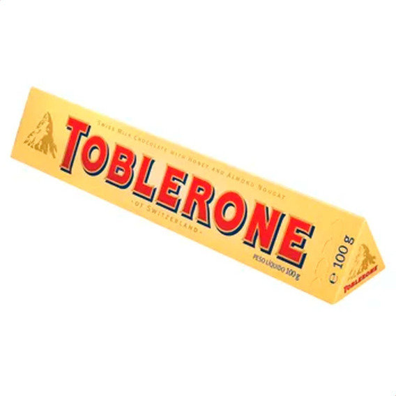 Toblerone chocolate leche barra 100gr