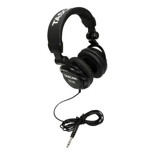 Tascam Th-02 Auriculares Cerrados Para Estudio Color Negro Color De La Luz Na