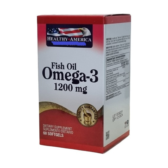 Omega 3 1200mg Healthy America - Unidad a $728