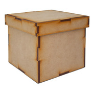 Caja Cubo Mdf 14x14 Cm