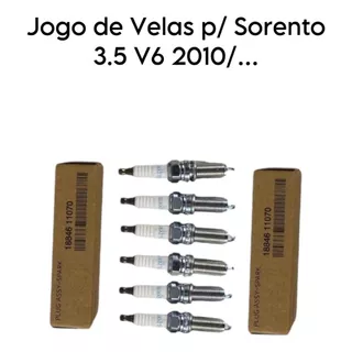 Jogo De Velas Kia Sorento 3.5 V6 2010/ 1884611070