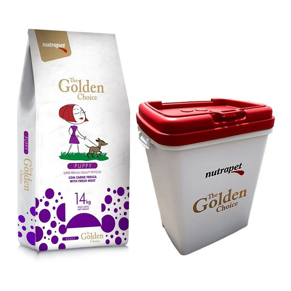 Comida Perro Golden Choice Cachorro 14k Con Regalos