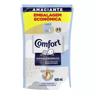 Amaciante Concentrado Comfort Puro Cuidado Refil 900ml