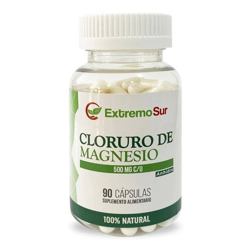 Cloruro De Magnesio 90 Cap. Suplemento Alimenticio Sabor Sin Sabor