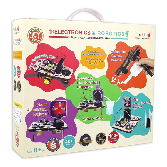 Butterfly Edufields Kit De Ciencia Electrónica Y Robótica