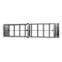 Ventana Serie 20 De 1,50 X 60 + Reja De 12 Mm Color Gris